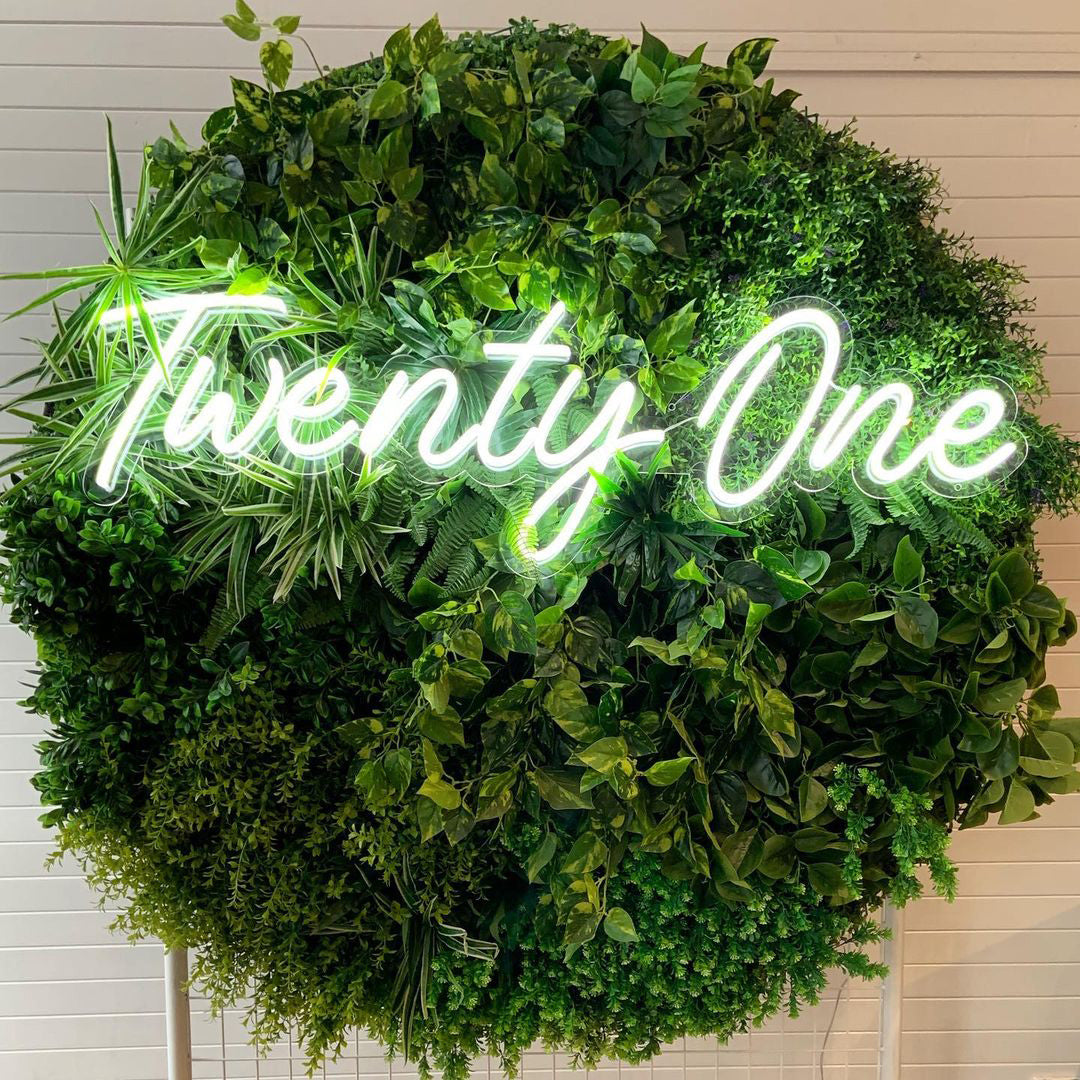 Birthday Twenty One Neon Sign