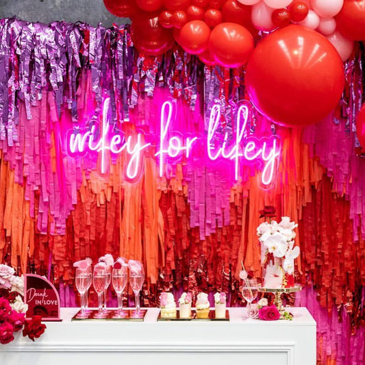 WEDDING - wifey for lifey Neon Sign